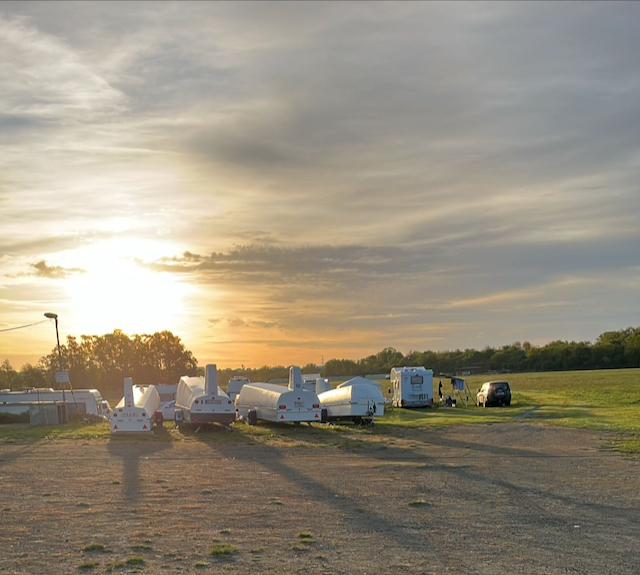 Morgenstimmung am Flugplatz